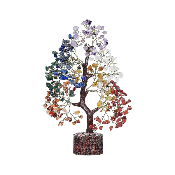 Kristallträd färgglada hantverk kreativa dekorationer prydnadsföremål