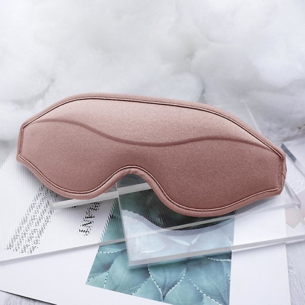 Naisten 3D-unimask (vaaleanpunainen), Unimask Vaaleanpunainen Unimask, Pehmeä Hengittävä Silmäsuoja, Nollapaine S