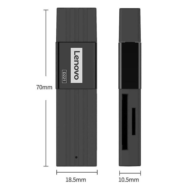 Black Friday Lenovo D221 2 i 1 USB 2.0 kortläsare