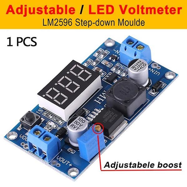 Lm2596 DC-DC Spændingsomformermodul 3A Justerbar Spændingsomformermodul