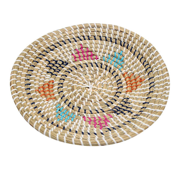 Käsintehty seinäkori Kudottu kori Luonnollinen boho-sisustus Riippuva seinäkoriste Kotiin Makuuhuoneeseen Keittiöön