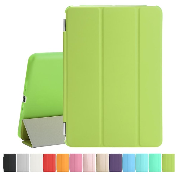 Smart Cover Case PU Läder Magnetisk Tunn Skydd för iPad Mini 1 2 3 Grön