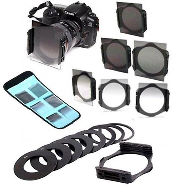 17 i 1 digitalkameraobjektiv Gradual Nd-filtersæt til Cokin P-serien