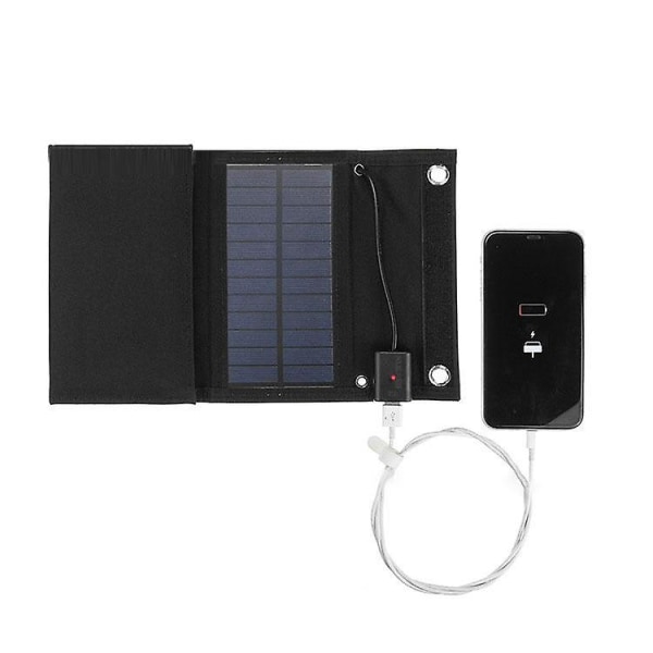 15w Usb Solpanel Foldbar Strømbank Camping Rejse Telefonoplader