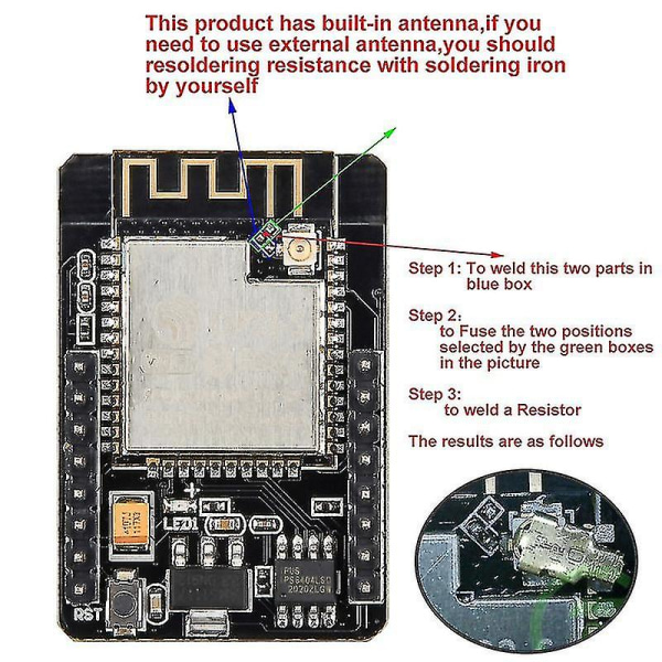 Esp32-cam-mb Usb Esp32 Seriell Til Wifi Esp32 Cam Utviklingskort