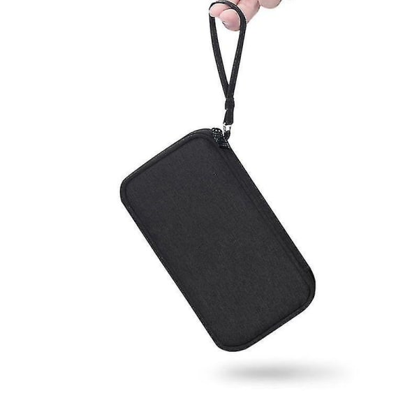 Hållbar polyester powerbank-väska förvaringspåse Mini Protable Travel Protective Carrying Case Pack för hörlurar Mobiltelefoner Datakabel Hårddisk Enhet