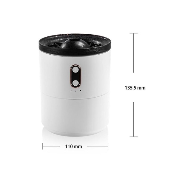 Humidifier 450ml Rechargeable Humidifiers 2- Modes Quiet Air Humidifier For Bedroom Home Baby Offic