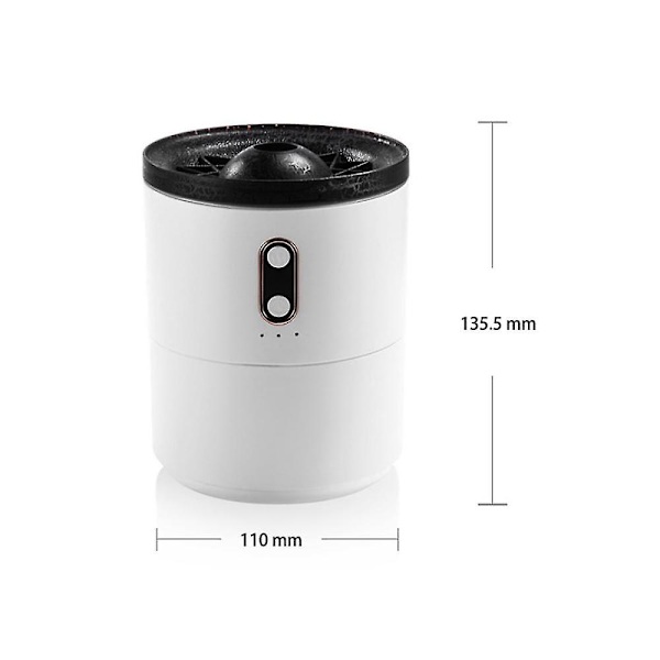 Luftfukter 450ml Oppladbare Luftfuktere 2- Moduser Stille Luftfukter For Soverom Hjem Baby Kontor