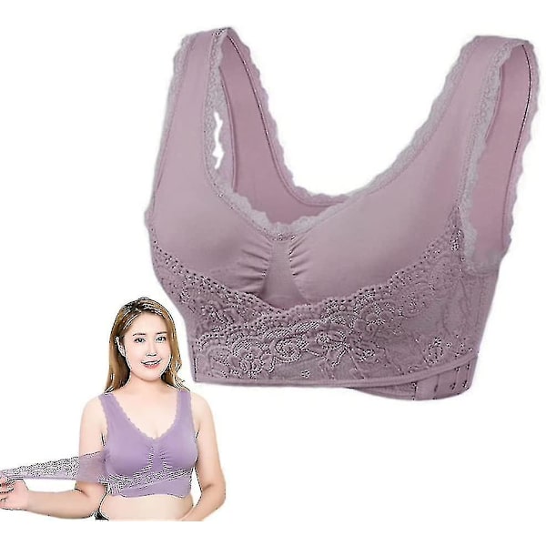 Tourmaline Shaping Wireless Silky Bra, Lymphvity Detoxification And Shaping & Powerful Lifting Bra Compatiblewomen