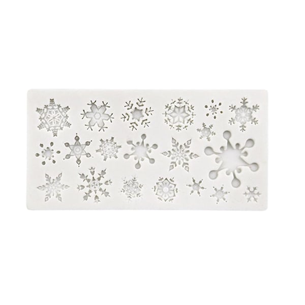 Fondantforme Chokoladeforme Bageform Snefnugformet Silikone Materiale