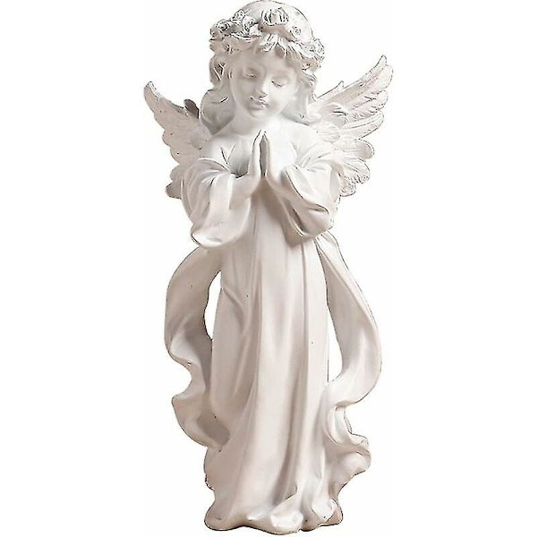 Harpiks Engel Statuette Harpiks Engel Figur Beautiful Brudepige Dekorative Ornamenter Hjem Decor Sl