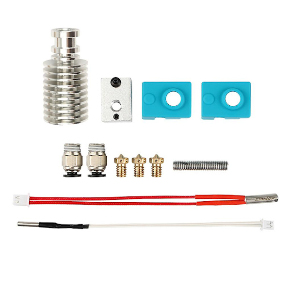 3D-skrivar Hotend Kit Uppgradering Print V5 J-head Metall Mässing Munstycke Värmare 1,75 mm