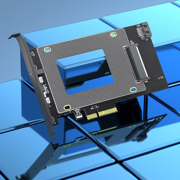 Opdateret U.2 til Pcie Adapter Riser Pci til Express X4 til U.2 U2 Sata Ssd Konverter
