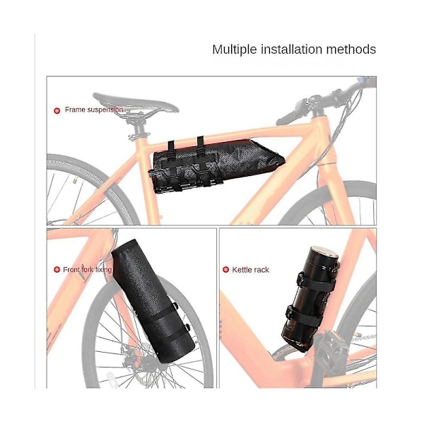 Multifunktionel bagagebærer til bjergveje - Langdistancecykeltur foran på cyklen