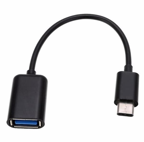 Usb 3.1 Type C Han til Usb A Hun Otg Vært Adapter Kabel