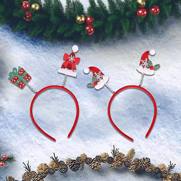 Joulu- ja juhlapyhäpäähine hiuspanta päähine lapsille aikuisille naamiaisasut style 3