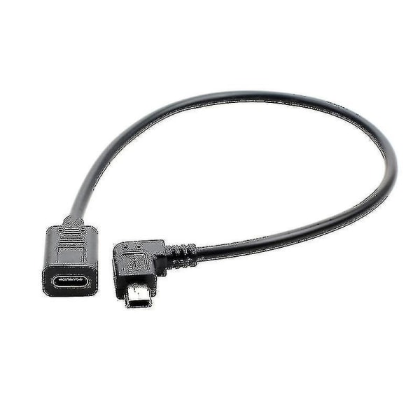 USB C till mini USB 2.0 adapter typ C hona till mini USB hane adapterkabel