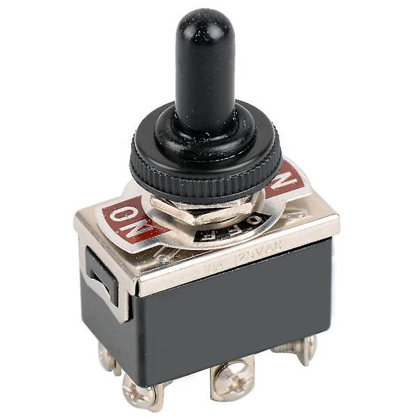 Varm 6-polig 250v 15a vippströmbrytare kraftig på/av/på Dpdt motor elektrisk strömbrytare