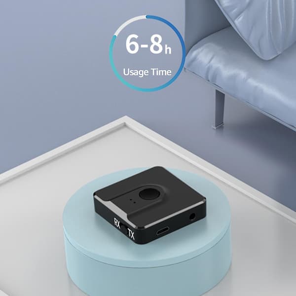 Bluetooth-kompatibel 5.0 USB-adapter Audiomottaker Sender for PC-høyttaler