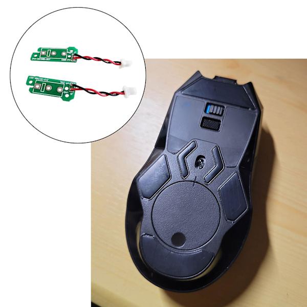 2 stk. Gaming Mus Mikrobryter Reparasjonsknappkort For  G900 G903 Mus