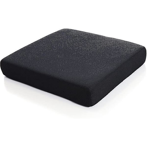 Memory Foam Sæde/Pude 18 X 16 X 3 Tommer Med Vaskbar Betræk Til Komfort
