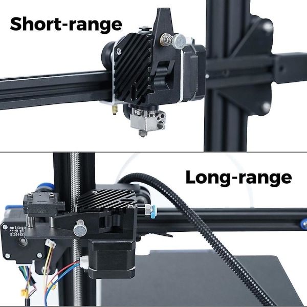 Helt i metall dubbeldriven extruderuppgradering /abs/tpu/tpe filament för Cr10 ersätt Mk8/cr10 extruder()