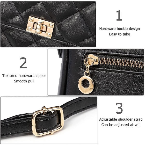 Naisten crossover-olkalaukku, crossbody-taskulaukku ja käsilaukku