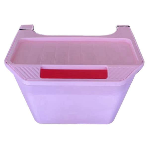 For Model 3 Model Y Bakre Midtkonsoll Organizer Box Bakre Midtre Bilbrett Bakre Midtlagring Rosa