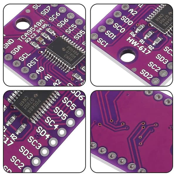 10 stk. TCA9548A I2C IIC Multiplexer Breakout Board Modul 8 Kanals Udvidelseskort til