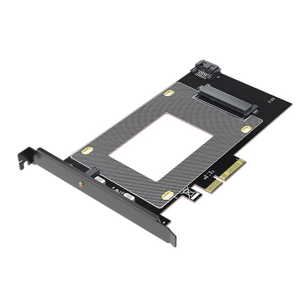 Oppdatert U.2 til Pcie Adapter Riser Pci For Express X4 til U.2 U2 Sata Ssd Konverter