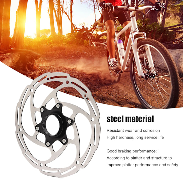 180mm Road Mountain Bike Steel Center Lock Disc Brake Rotor with Cover