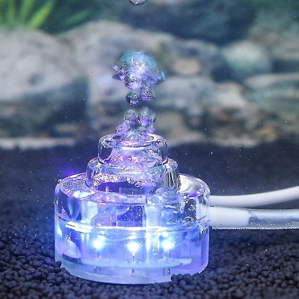 Aquarium Air Bubble Light Fish Tank Led Light Fish Tank Landscaping dekorasjon