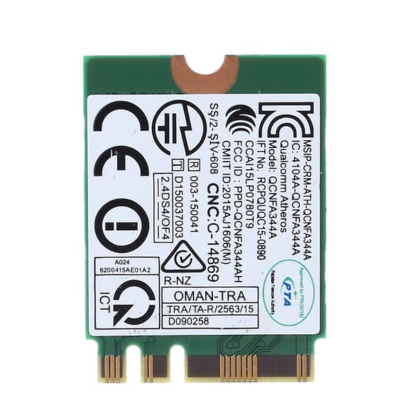 867 mbps trådløst wifi-kort Dw1820 modell Bluetooth-kompatibel 4.1 Ngff M2 Usb