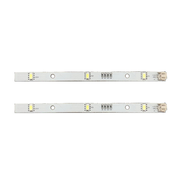 2x LED-stripe lys for Rongsheng Hisense Logik kjøleskap frysere MDDZ-162a 1629348 (hy)