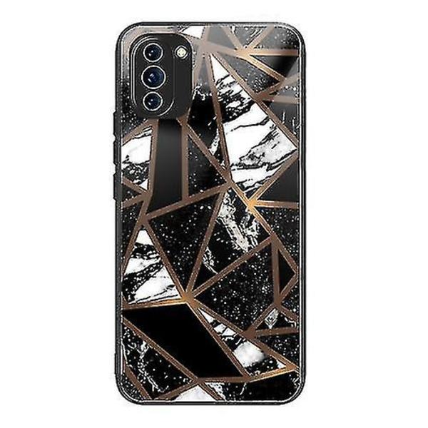 Huawei Nova 10 -puhelimen abstrakti marmori -kuvioinen lasinen suojakotelo