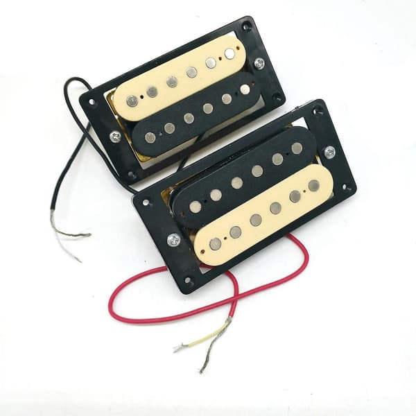 2 st Elektriska Gitarr Pickup 50/52 Faced Humbucker Dubbel Spole Elektriska Gitarr Pickup