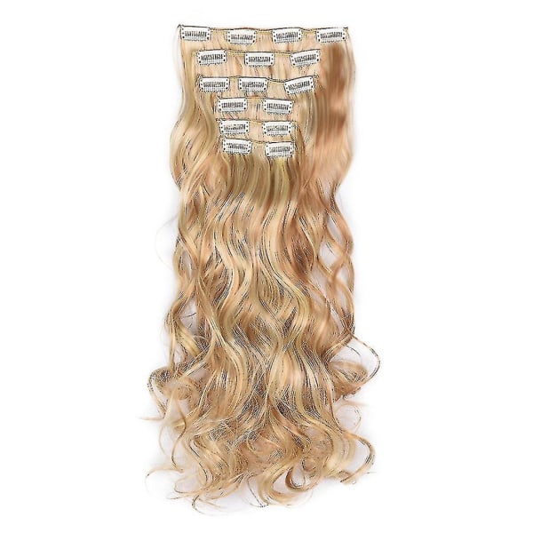 Real As Remy Fashion Hair Langt Clip In Hair Extensions Full Head Curly Wig