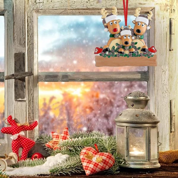 Reinsdyr Familie Julepynt