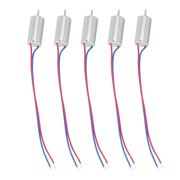 6x12mm Kjernefri Motor 3.7V 21800rpm kompatibel med Flymodell/Leker/Quadcopter (5stk)