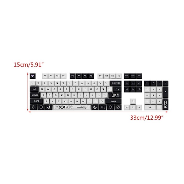 Pbt Keycaps 118 Keys Keycaps Xda Profil Keycaps Dye-sublimation Keycaps