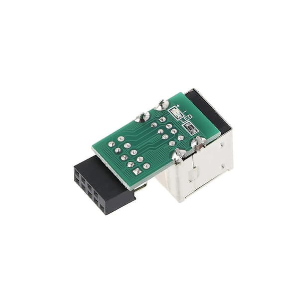 Intern Pc Motherboard 9pin Til 2 Port Usb 2.0 A Hunkonverter Kort