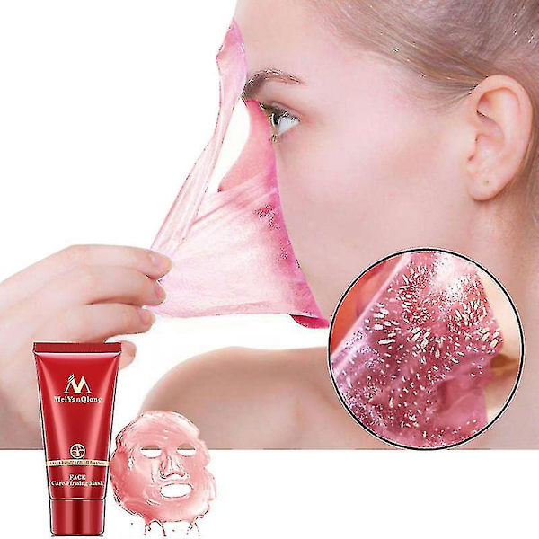 Qian Mei Yan Qiong Jing Genomskinlig Ansiktsvax 50g Peel Off Mask Ansiktsbehandling Gå Till Svart