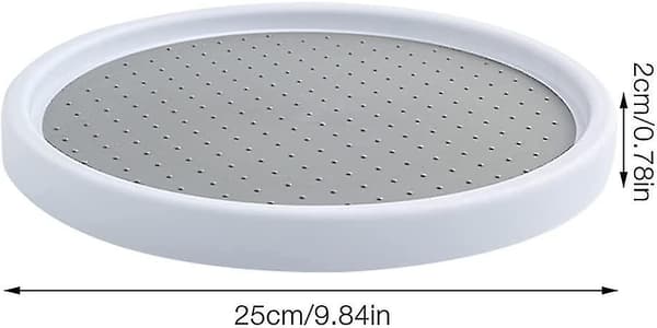 2-pack Kryddställ med Karusell, 360° Rotationsbar Kryddhållare för Kök