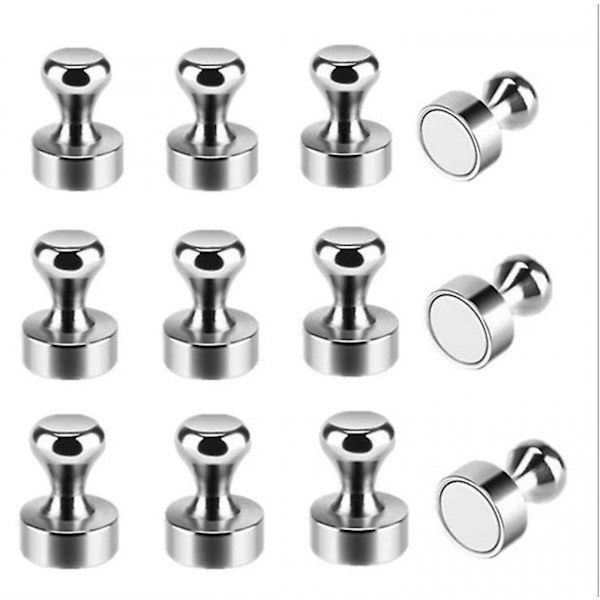 Musta perjantai 30 kpl metallimagneettiset painonapillimagneetit - Jääkaappi, toimisto, karttamagneetit