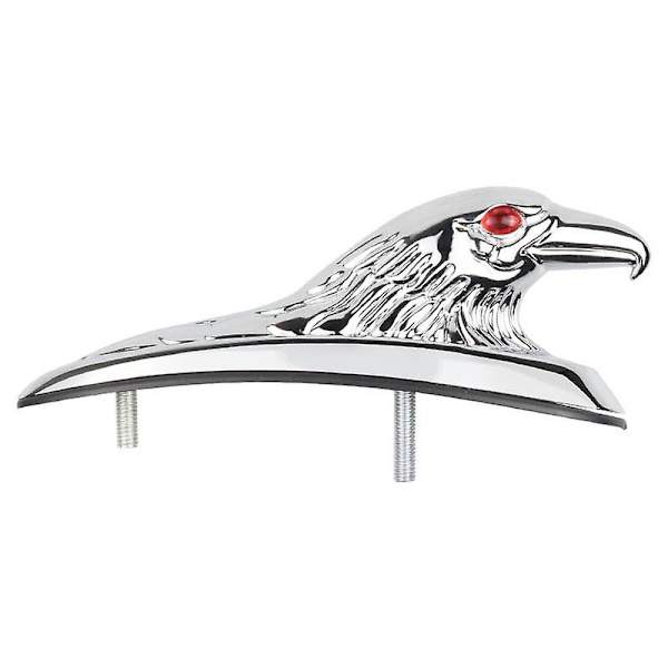 Krommet Eaglehode Ornament Statue for Motorsykkel 4x4 Fender Front Rammer og Bilhettemontasje