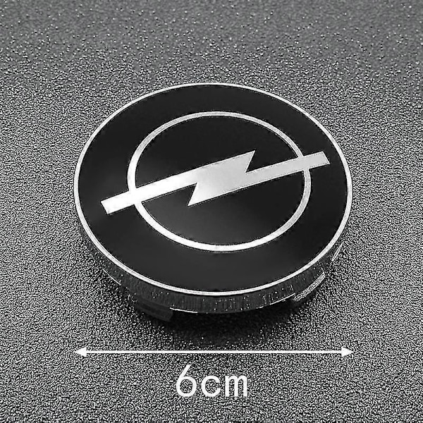4 st 56mm 60mm Bilskylt Hjulcentrum Navkapsdekaler Autofälg Skydd för Opel Astra J H G K Insignia Corsa C Vectra Tillbehör