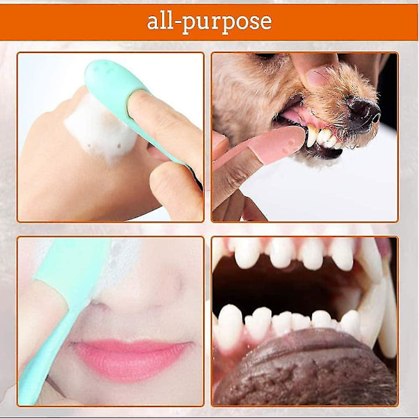 Pet Brush, Dobbeltsidig Kam For Katter Og Hunder Silicone brush set of 4