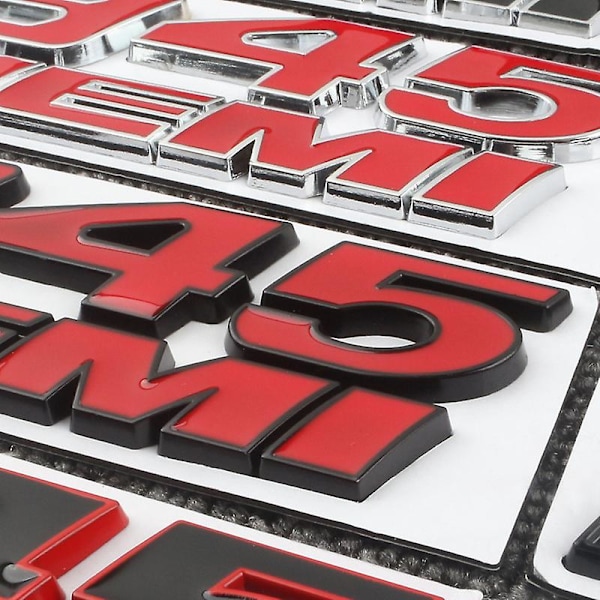 3D Metal 345 Hemi Moottorin Logo 392 Hemi Tunnusmerkki Tarra Autotarrat Tarra Dodge Charger Caliber Jeep Auton Muotoilu Tarvikkeet h-01