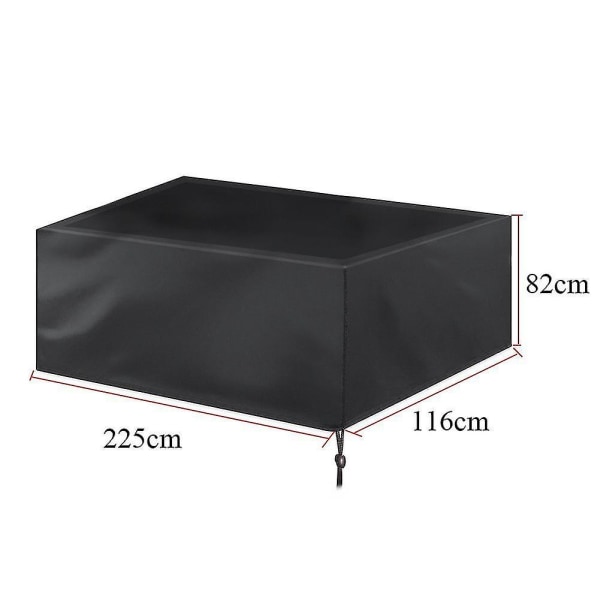 Pool Table Dust Cover, Furniture Waterproof Cover Black