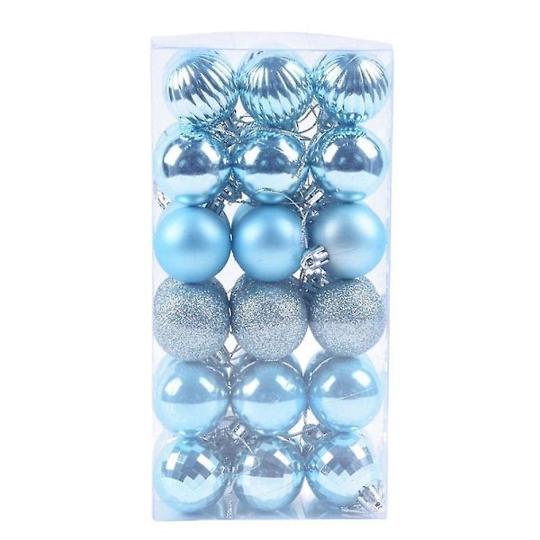 Julgranskulor Shatterproof Julgransprydnad Set Julgranskulor Dekoration Ny Lila